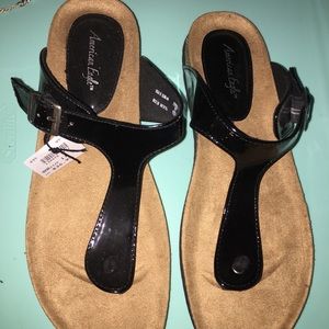 Black sandals